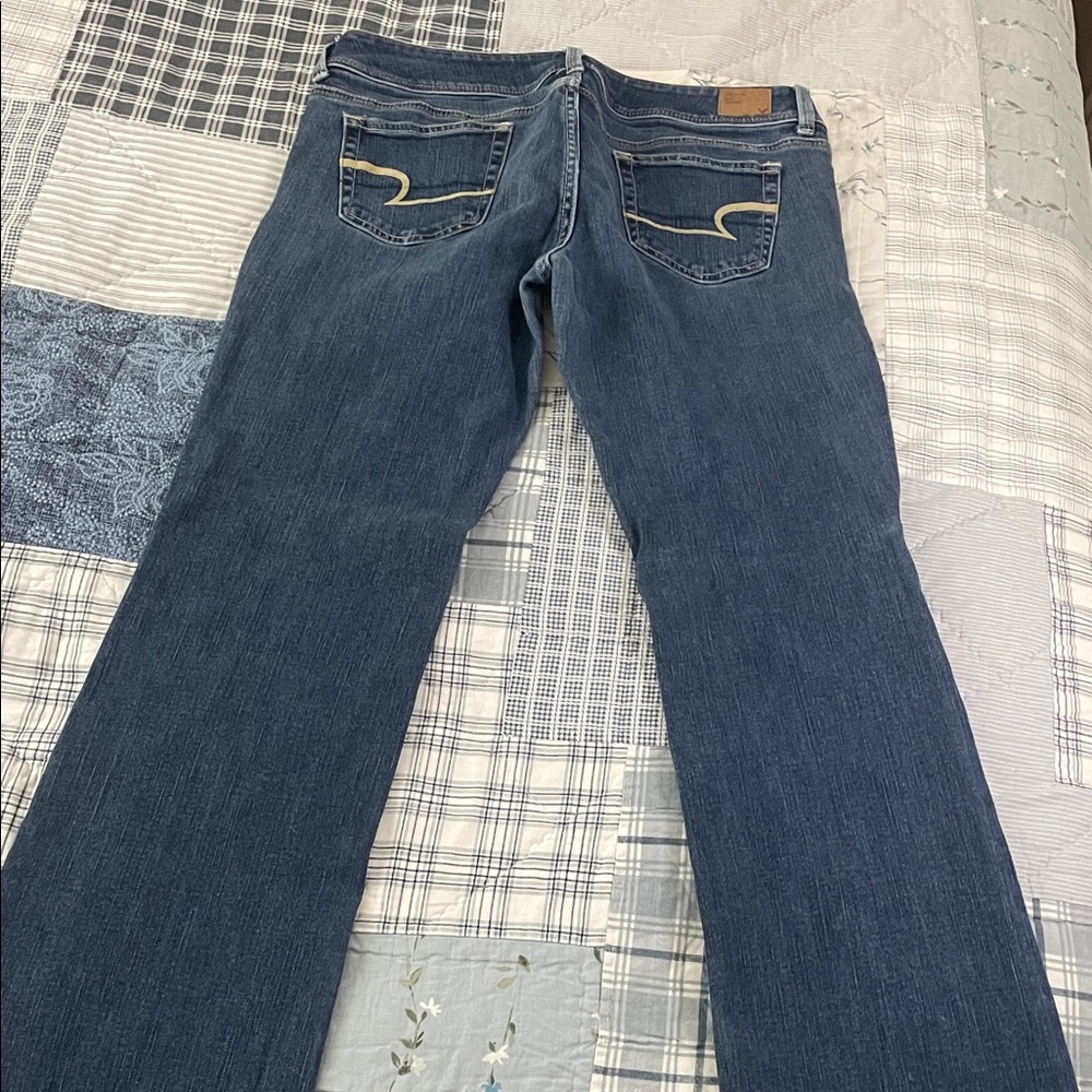 American Eagle Outfitters Dark Blue Boot Cut Jeans